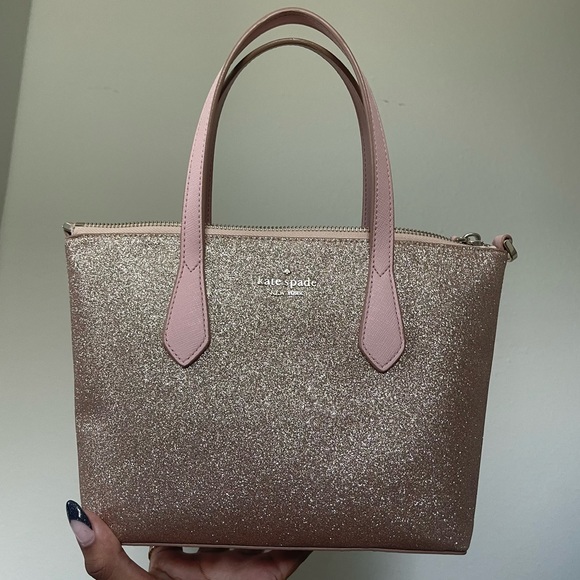 kate spade Handbags - Small Pink Glitter Kate Spade Purse